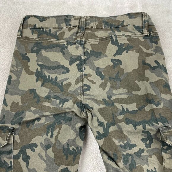 Ashley Mason Womans Camo Cargo Pants 7/28 Cotton & Spandex Blend Machine Washabl - Picture 16 of 16